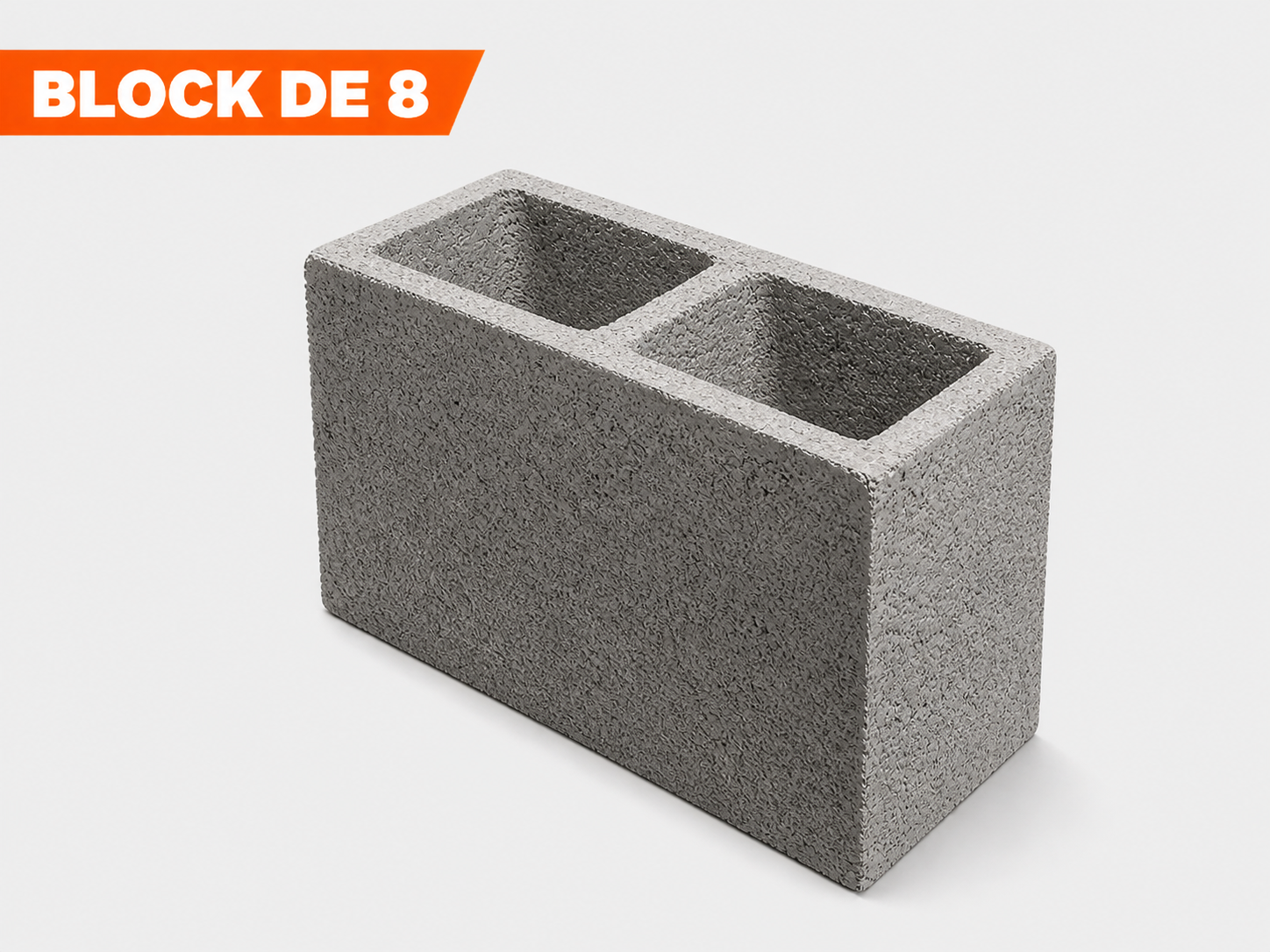 Block de 8 pulgadas
